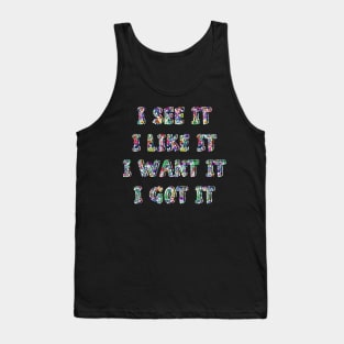 Copy of hold my drink i gotta pet this dog Tank Top